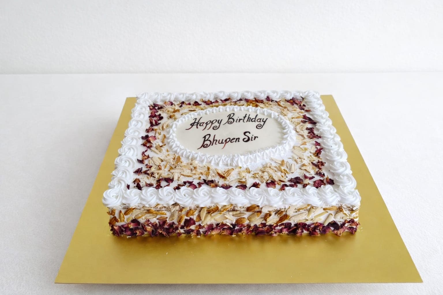 Royal Rasmalai Square Cake