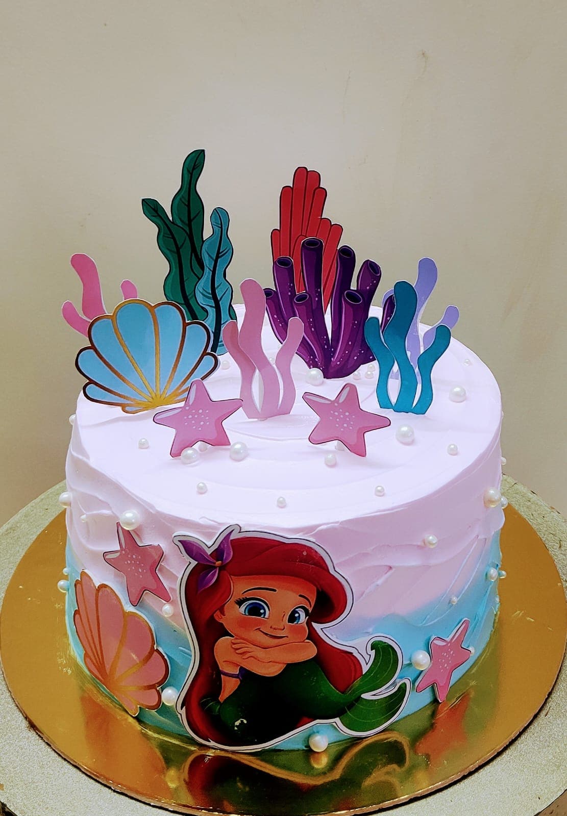 Little Mermaid Under the Sea Cake