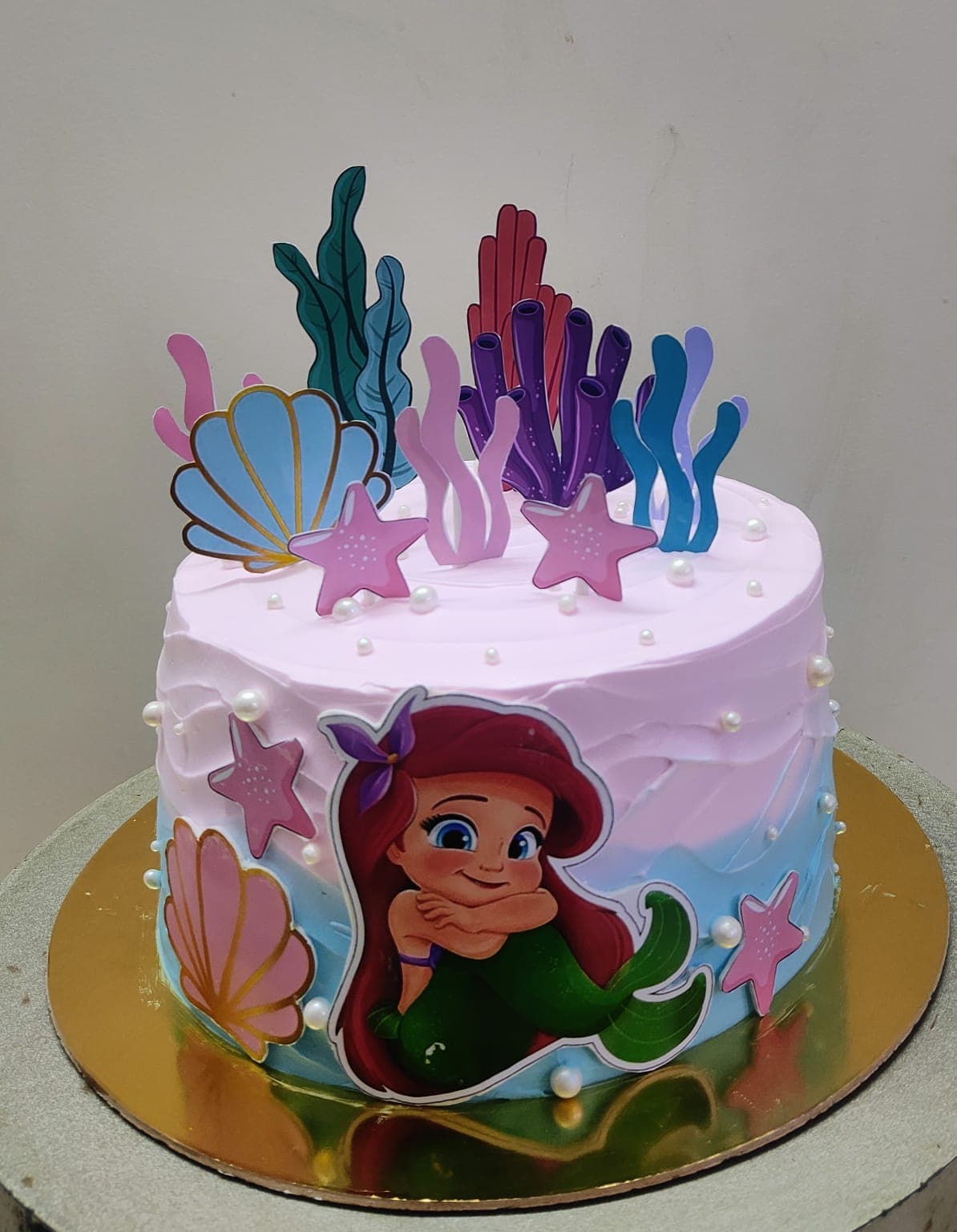 Little Mermaid Under the Sea Cake 2