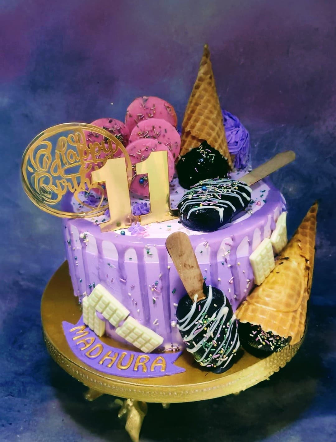 Purple Candyland Fantasy Cake