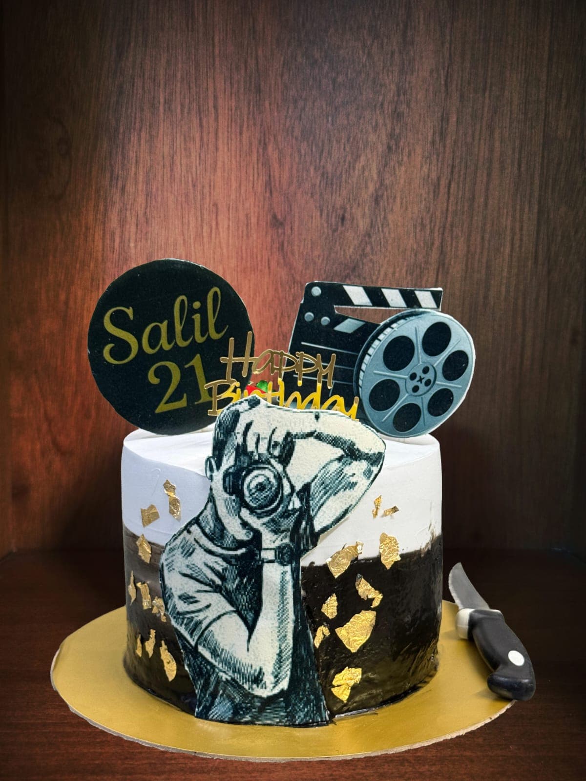 Cinephile Photographer Birthday Cake