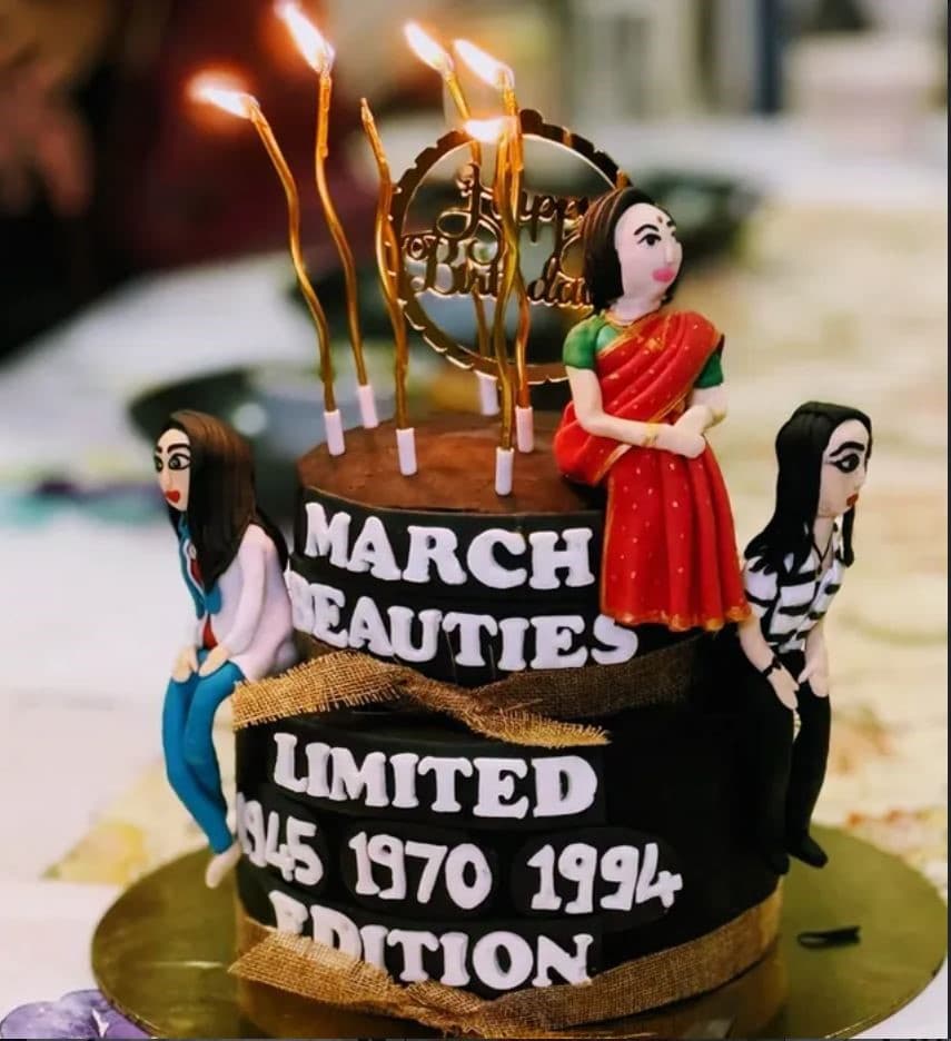 Family Birthday Tiered Cake