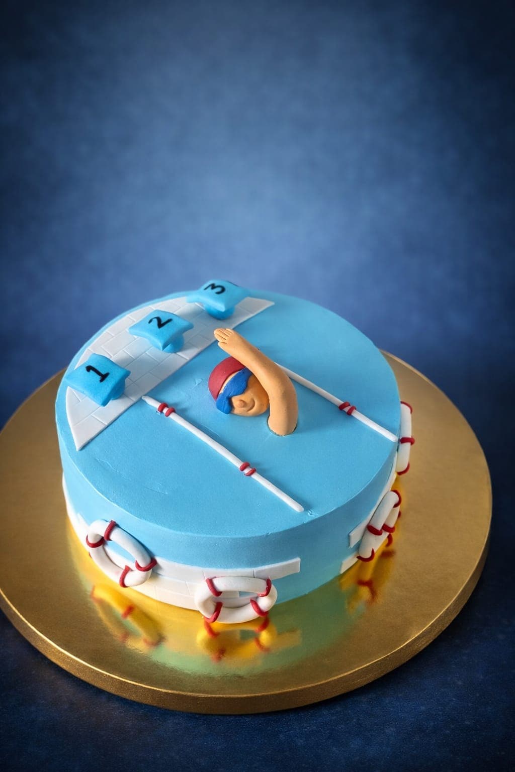 Swimming Pool Champion Cake